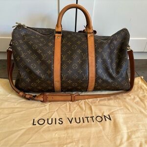 Louis Vuitton Keepall Bandouliere 50 with Dust Bag